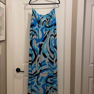 Michael Kors Strapless Maxi Dress